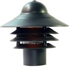 66545 Outdoor Light Fixture Matte Black Post Mount Layered 691171766545 66545 Outdoor Light Fixture Matte Black Post Mount Layered 691171766545