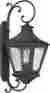 6712-c Elk Lighting Charcoal Manor 3 Light 33 Inch Tall Outdoor Wall Sconce