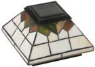 71769621 Post Caps Stained Glass Outdoor Wellington Solar Led 691171769621