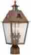 72426-212 Edenshire Minka Lavery 3 Bulb Post Mount Light