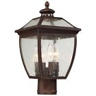 72526-246 Sunnybrook Alder Bronze Outdoor Post Mount 747396097596