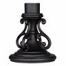 7504-04 Livex Lighting Black Outdoor Ornate Pier Mount Adaptor 847284006157