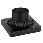 7507-04 Livex Lighting Outdoor Pier Mount Adaptors Black 847284012059