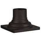 7586-07 Livex Lighting Bronze Outdoor Pier Mount Adaptor 847284037533