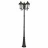 76198-14 Livex Lighting Morgan Textured Black Outdoor Post Light 847284054523