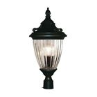 504phs-bk 76501 Outdoor Waterloo Light Id Post Black