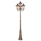 7669-50 Livex Lighting Oxford Moroccan Gold Outdoor Post Light 847284013087 7669-50 Livex Lighting Oxford Moroccan Gold Outdoor Post Light 847284013087
