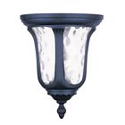 7861-04 Livex Lighting Oxford Outdoor Flush Mount Black 847284031685