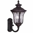 7862-07 Livex Lighting Oxford Bronze Three Light Outdoor Wall 847284037823