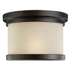 78660-814 Sea Gull Lighting Winnetka Misted Bronze Outdoor Flush 785652078002