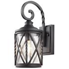 7953hdcbldi Home Decorators Collection Black Outdoor Wall Lantern With 0785247212187
