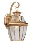 8067-02 Sea Gull Lighting Lancaster Wall Mount Outdoor Polished 785652080678