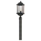 82029-12 Sea Gull Lighting Outdoor Post Mount With Clear 785652820298
