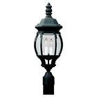 82200-12 Sea Gull Lighting Wynfield Black Outdoor Post Lantern 785652822001