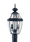 8229-12 Sea Gull Lighting Two Light Outdoor Post Lantern Black Finish 8229-12 Sea Gull Lighting Two Light Outdoor Post Lantern Black Finish