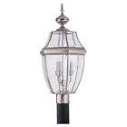 8239-965 Sea Gull Lighting Brushed Nickel Post Lantern 785652823954