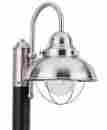 8269-98 Sea Gull Lighting Seagull Sebring Collection Brushed Stainless Post Light 8269