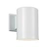 8313801en3-15 Sea Gull Lighting Outdoor Cylinders Small White Wall 785652052736