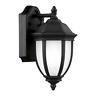 8529301-12 Sea Gull Lighting Galvyn Black Medium Base Outdoor Wall