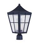 85330cdftbk Maxim Lighting Reere Outdoor Post Light Black Stainless 783209123052