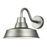 8637401-57 Sea Gull Lighting Barn Light Weathered Pewter Outdoor 785652069369
