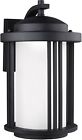 8747991s-12 Sea Gull Lighting Crowell Black Outdoor Led Wall 785652107993