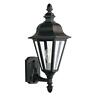 8824a-12 Sea Gull Lighting Brentwood Inch Black Outdoor Wall 785652107528