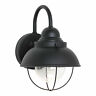 887093s-12 Sea Gull Lighting Black Sebring Integrated Led Outdoor 785652065156