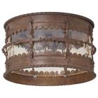 8889-a61 Mallorca Vintage Rust Flush Mount Light 747396080451 8889-a61 Mallorca Vintage Rust Flush Mount Light 747396080451