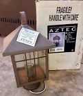 89182 Kichler Haven Post Lantern Olde Brick Finish New