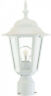 896076 Outdoor Lighting Textured White Post Mount Fixture Clear 7031108896076