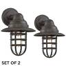 8f957 John Timberland Marlowe Bronze Hooded Cage Outdoor Wall 886305419323 8f957 John Timberland Marlowe Bronze Hooded Cage Outdoor Wall 886305419323