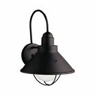 9023bk Kichler Seaside Black Dark Sky Outdoor Wall Light 783927132930