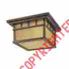 9119-68 Dolan Designs 2 Light Ceiling Winchester With Arizona Glass 765641010688