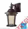 920215 Hampton Bay Basilica Collection Outdoor Led Wall Lantern Mystic Bronze