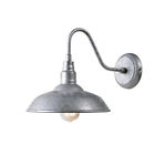 93506gal Kenroy Home Dale Galvanized Metal Small Outdoor Wall Lantern