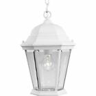 94558230 Progress Lighting Welbourne Textured White Outdoor Pendant 785247558216