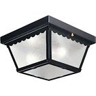 94572931 Progress Lighting Black Outdoor Flush Mount 785247572915