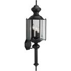 94573131 Progress Lighting Brassguard Lantern Black Outdoor Wall Mount 785247152377