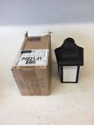 94582131 Progress Lighting Millford Black Outdoor Wall Sconce White 785247156948