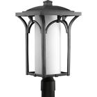 94641831wb Progress Lighting Promenade Black Fluorescent Outdoor Post Lantern 785247179695