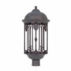 9716-19 World Imports Dark Sky Old Bronze Outdoor Post 046335994317