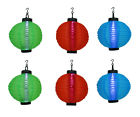 97400-set Zeckos Red Green Blue Solar Powered Led Hanging 954819548218