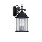 9834bk Fixture Main Outdoor Street Capital Wall Light Blk Lighting Company