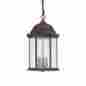 9836nt Main Street Capital Lighting 9836 New Tortoise 3 Light Outdoor Hanging Lantern Seeded Glass