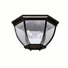 9886bk Kichler Townhouse Black Outdoor Flush Ceiling Light 783927165716 9886bk Kichler Townhouse Black Outdoor Flush Ceiling Light 783927165716
