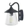A03356 Lnc Home Black Outdoor Wall Lantern Sconce With Seeded Glass A03356 Lnc Home Black Outdoor Wall Lantern Sconce With Seeded Glass