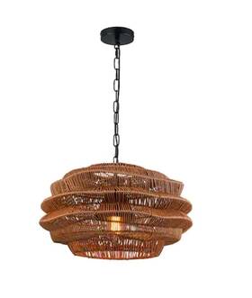 Bl18-od1n Aaron 11 Inch Brown Woven Outdoor Pendant Light Dimmable 1-light Bulb Not Included Bl18-od1n Aaron 11 Inch Brown Woven Outdoor Pendant Light Dimmable 1-light Bulb Not Included