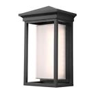 Ac9131bk Artcraft Overbrook Black Led Outdoor Wall Mount 778350008150