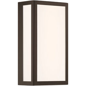 20090ledmg-brz-acr Access Lighting 20090ledmg-brz Acr Geo Led 12 Inch Bronze Outdoor Wall Sconce